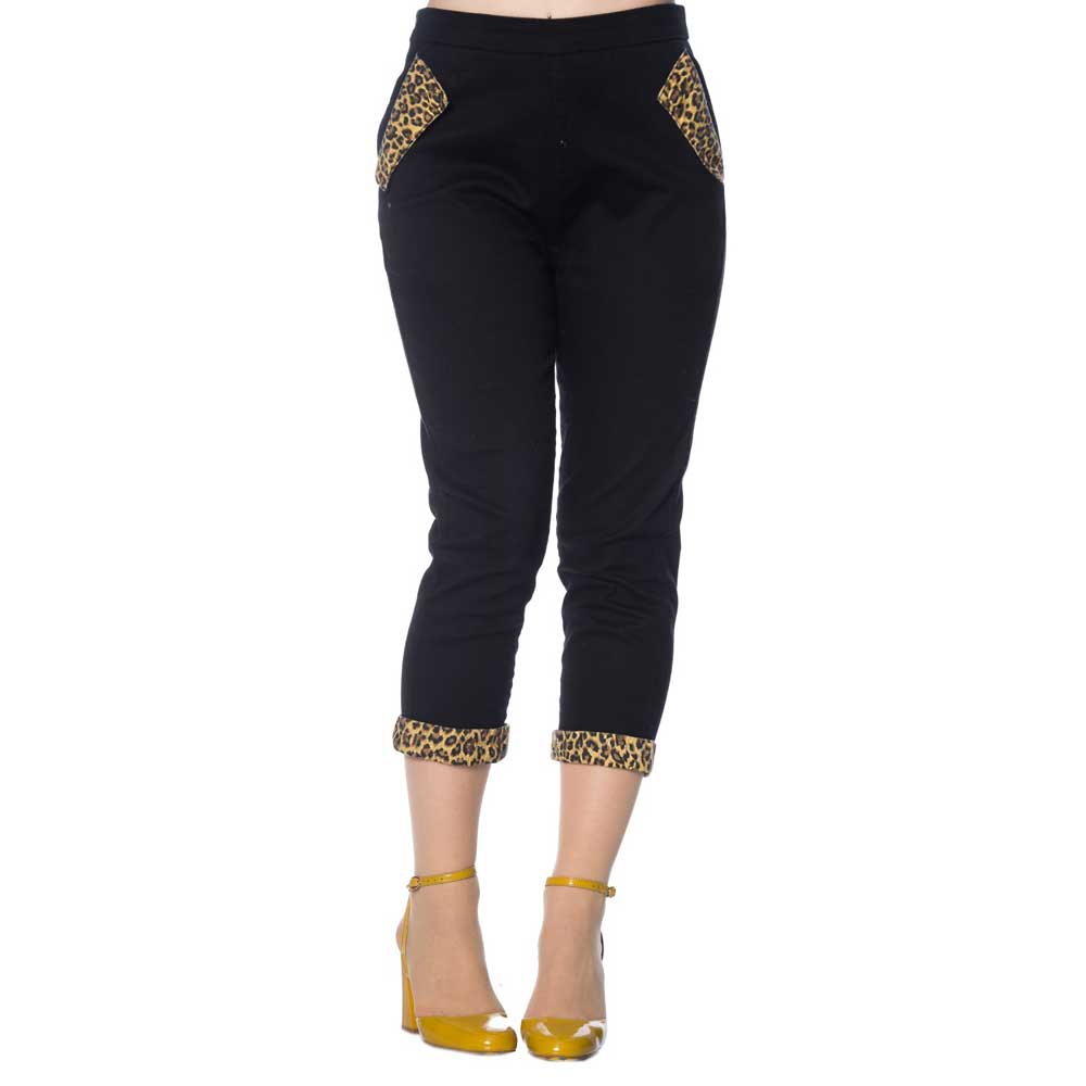 Dancing Days - Rock N Roll Capri pants - Black